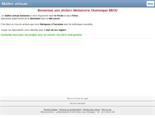 Tablet Screenshot of menuiserie-brou.com